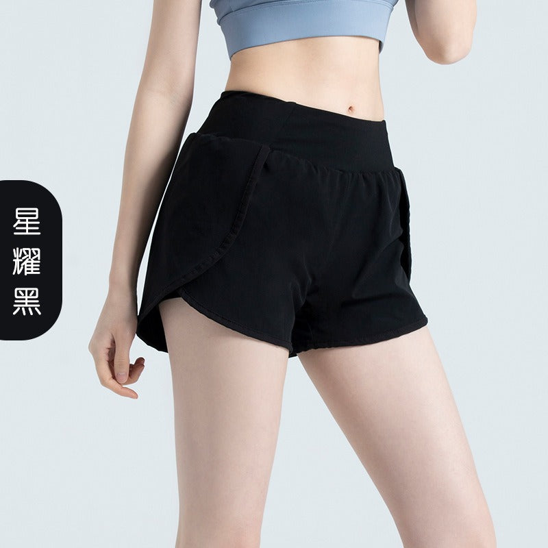 【PAa01】瑜珈提臀跑步健身防走光側口袋透氣速乾運動短褲★Chiu3★